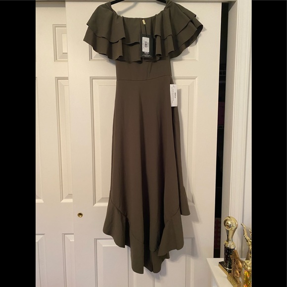 Off the shoulder wrap dress - Picture 5 of 6